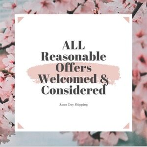 All offers welcome and considered